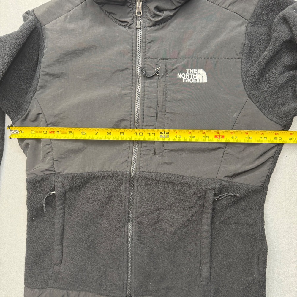 The North Face Denali Fleece Jacket Black Womens Medium ANLP FT12 Polartec Zip - Picture 5 of 8